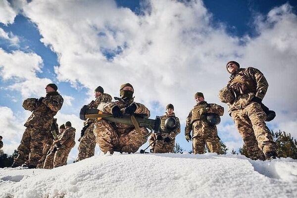 Бойцы украинской армии