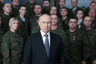Путин в панике