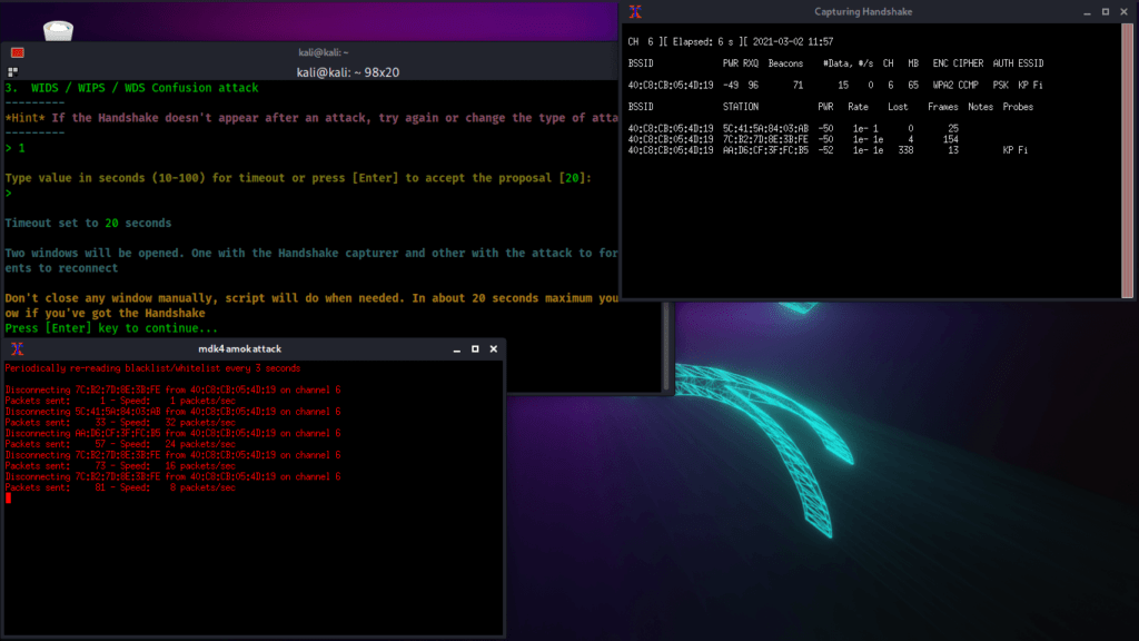 airgeddon capturing handshake file